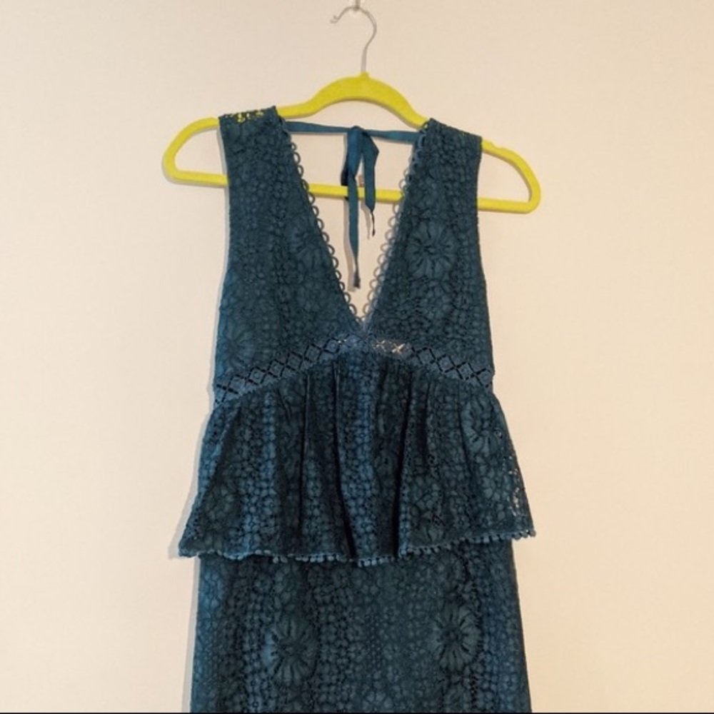 Foxiedox Navy Peplum dress - Picture 5 of 15